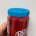 Silicone Soda Can Lids 6 Pack Reusable Silicone Can Covers, Can Stopper or Protector For Soda, Beer, Drink, Juice, Coke, Beverage, Fits Standard & Slim Cans