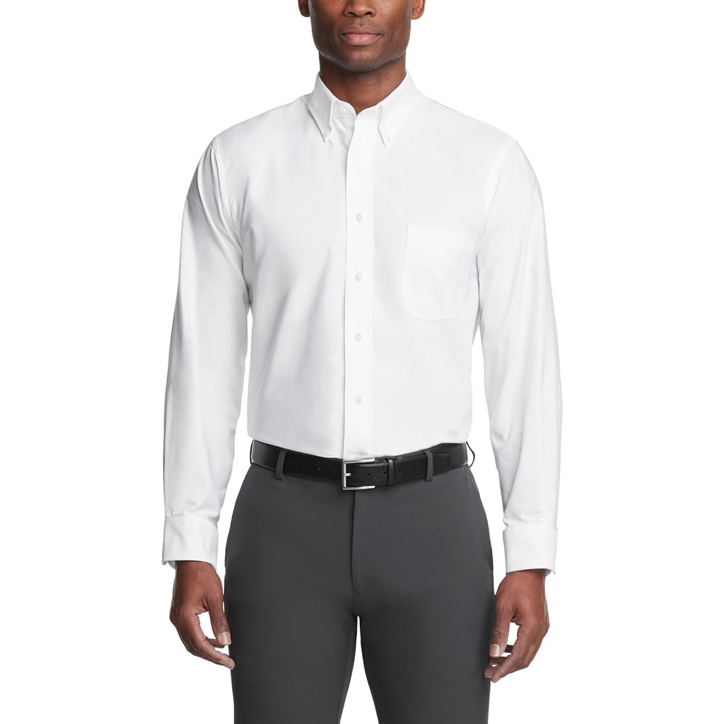 Van Heusen Men'S Regular Fit Oxford Solid Buttondown Collar Dress Shirt