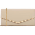Women’s Evening Handbag Vegan Leather Ladies Envelope Clutch Classic Elegant Purse Bags