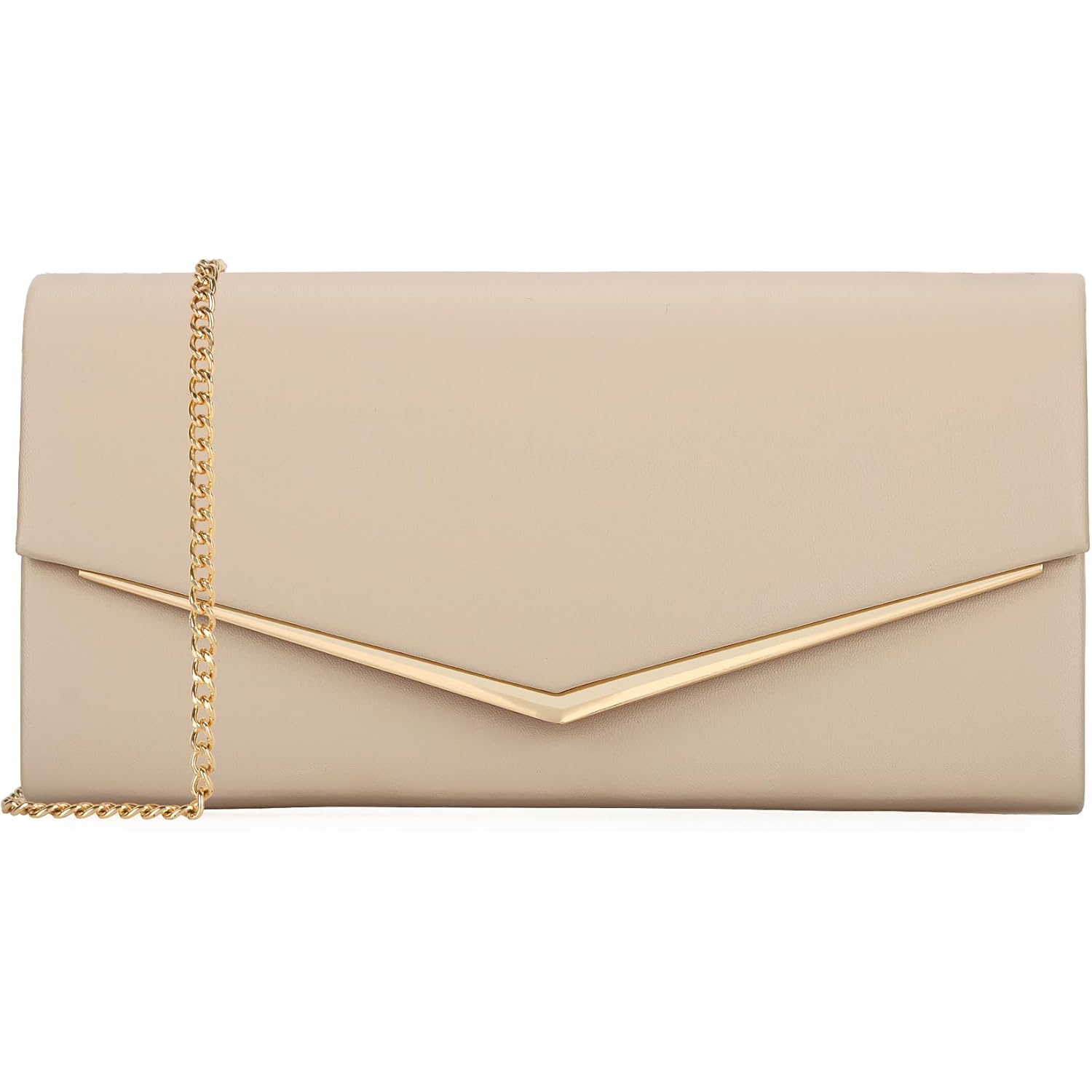 Women’s Evening Handbag Vegan Leather Ladies Envelope Clutch Classic Elegant Purse Bags