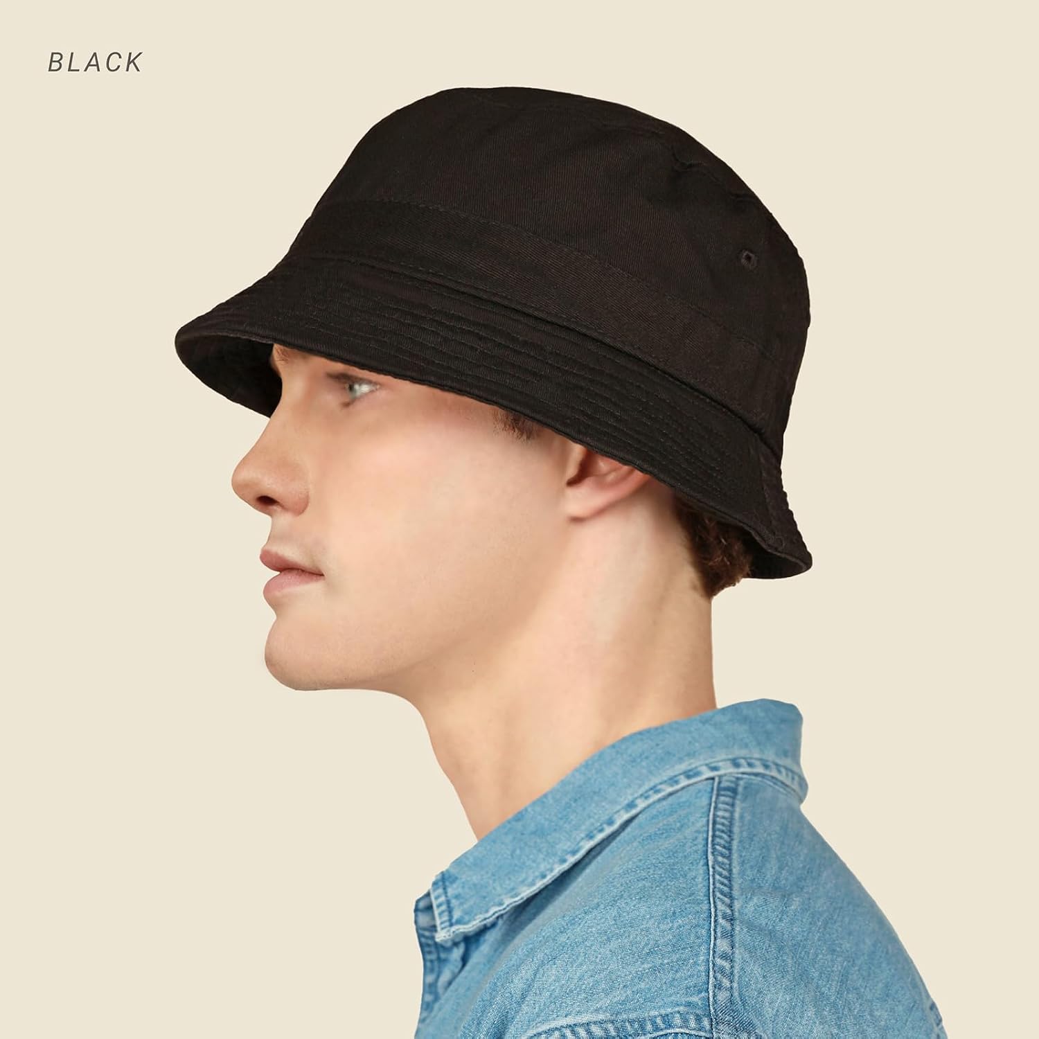 Hot Summer Bucket Hat - Trendy Cotton Sun Hat for Beach, Golf, Fishing - Fun Outdoor Vacation Boonie for Men and Women Burgundy.