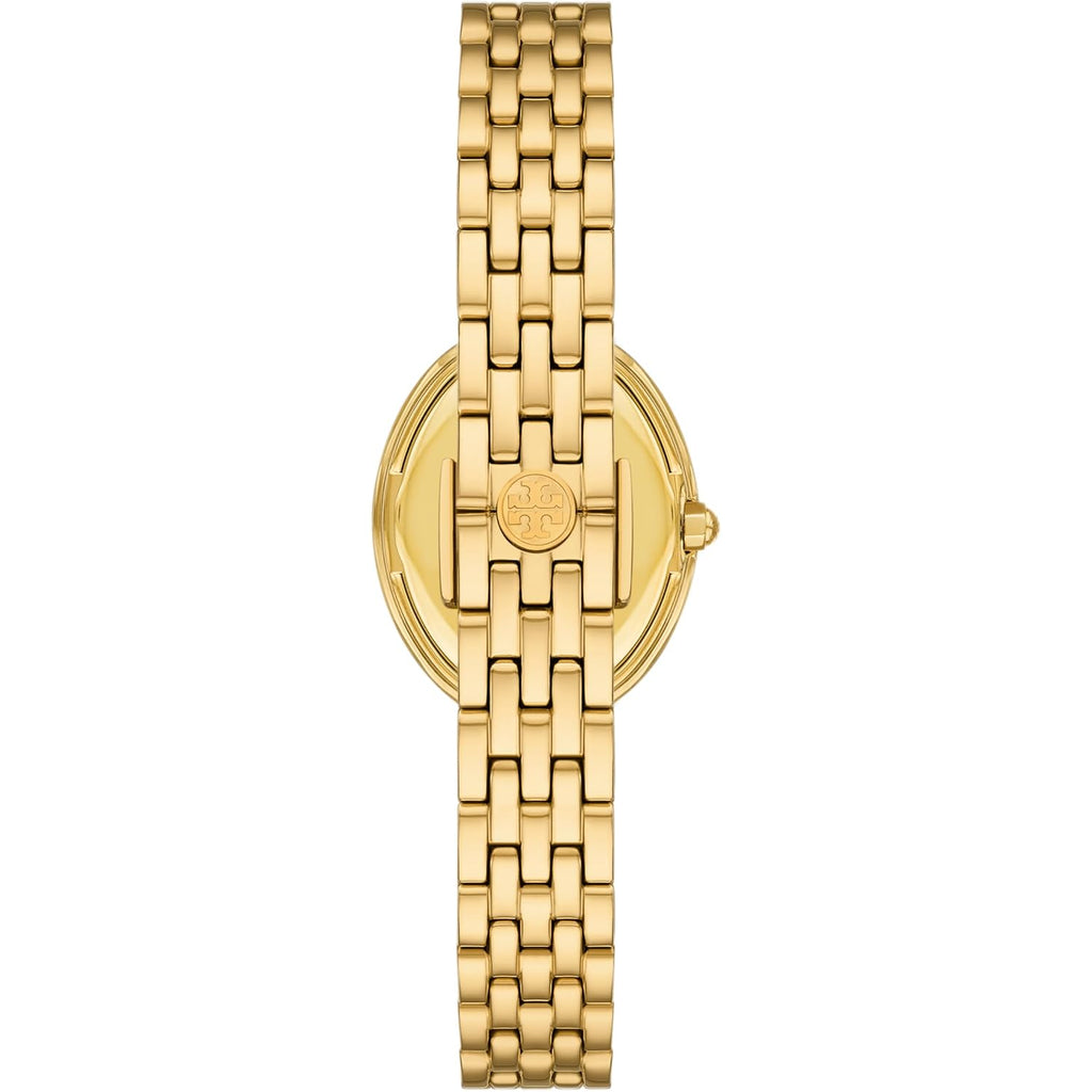 Tory Burch Women'S Oval Stainless Steel Two-Hand Watch