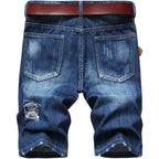 Men'S Casual Denim Ripped Shorts