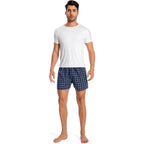 Men'S 100% Cotton Boxer Shorts, Men'S Classic Fit Woven Underwear, 5 Pack / 10 Pack