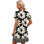 Wiholl Summer Dresses For Women With Sleeves Midi Dress Button Down Beach Vacation Casual Dresses Fashion Clothing