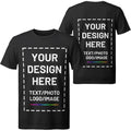 Custom T Shirts For Men Women, Personalized Shirts With Photo Logo Text, Customized T-Shirt Front & Back Print