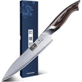Hoshanho 6 Inch Kitchen Knife, Ultra Sharp Japanese High Carbon Stainless Steel Chef Knife, Multipurpose Kitchen Utility Knife With Ergonomic Pakkawood Handle