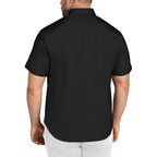 Coofandy Big & Tall Shirts For Men Short Sleeve Button Down Casual Dress Shirts