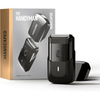 MANSCAPED® The Handyman™ Compact Face Shaver – Portable Men’s Travel Facial Hair Groomer, USB-C Rechargeable Razor, Electric Foil Face Shaver, Waterproof, Cordless, Dual-Action SkinSafe® Foil Blades