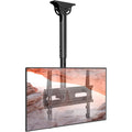 Ceiling Tv Mount Adjustable Bracket For 26-65 Inch Lcd Led Oled 4K Tvs, Pole Ceiling Mount Holds Up To 110Lbs,Hanging Tv Mount Max Vesa 400X400Mm (Ax11Tb01), Black