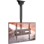 Ceiling Tv Mount Adjustable Bracket For 26-65 Inch Lcd Led Oled 4K Tvs, Pole Ceiling Mount Holds Up To 110Lbs,Hanging Tv Mount Max Vesa 400X400Mm (Ax11Tb01), Black