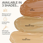 Leg And Body Makeup Waterproof No Transfer,Tattoo Cover Up,Leg And Body Scar Cover Up Makeup, No Transfer,Long Last Body Foundation,Evens Skin Tone (Medium Golw),118Ml