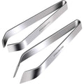 Fish Bone Tweezers, Professional Stainless Steel Flat And Slant Pliers Set For Kitchen Salmon Trout, 1 Set | Professional Stainless Steel, Flat And Slant Pliers Set, For Kitchen Salmon Trout
