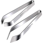 Fish Bone Tweezers, Professional Stainless Steel Flat And Slant Pliers Set For Kitchen Salmon Trout, 1 Set | Professional Stainless Steel, Flat And Slant Pliers Set, For Kitchen Salmon Trout