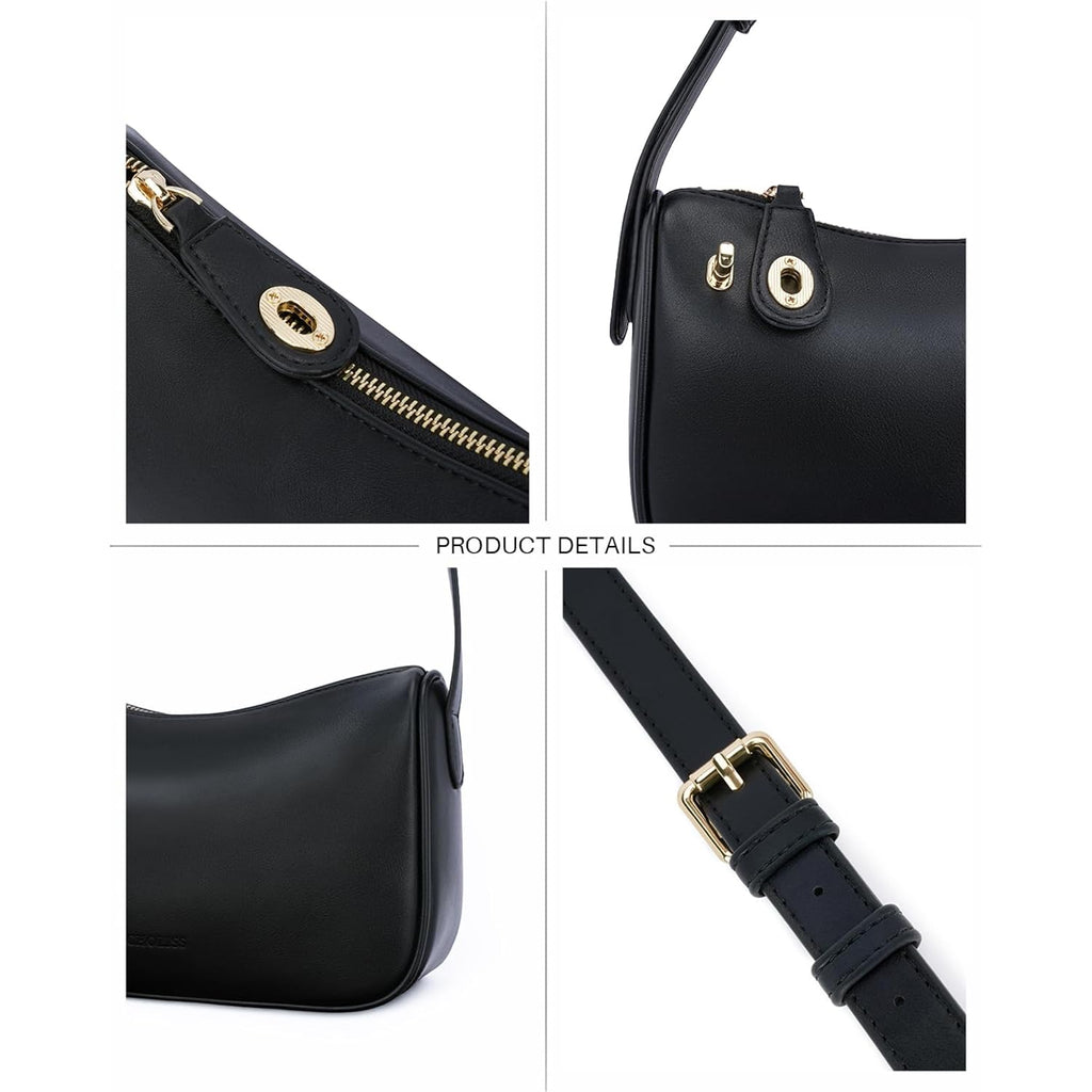 Choliss Shoulder Bag For Women, Rfid Anti-Theft Crossbody Bags For Women, Vegan Leather Purse Handbags With Zipper Closure