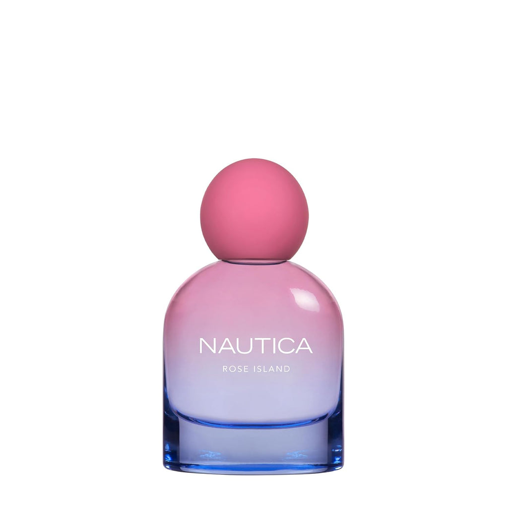 Nautica For Her Rose Island Eau De Parfum, 1.6 Fl Oz (Pack Of 1), Notes Of Lemon, Rose, And Musk, Women'S Fragrance, Long Lasting, Mood-Boosting Fragrance, Vegan Formula