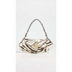 Ganni Women'S Kat Zebra Shoulder Bag