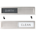 Kitchentour Dishwasher Magnet Clean Dirty Sign, Premium Stainless Steel Clean Dirty Magnet For Dishwasher Funny, Strong Magnet Non-Scratch Dishwasher Sign Kitchen Decor And Accessories