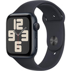 Apple Watch Se (2Nd Gen) (Gps, 44Mm) - Midnight Aluminum Case With Midnight Sport Band, M/L (Renewed)