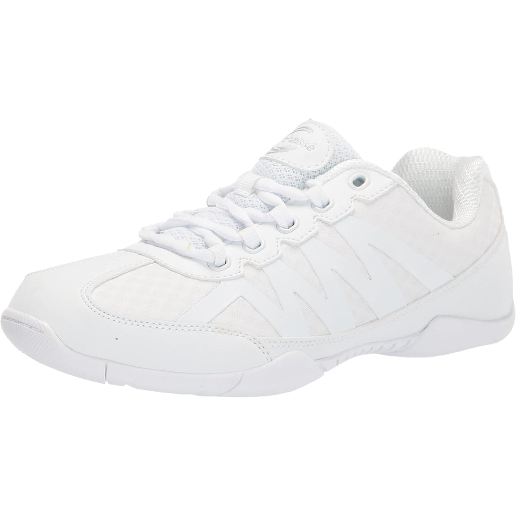 Chassé Apex Cheerleading Shoes - White And Black Cheer Shoes For Girls