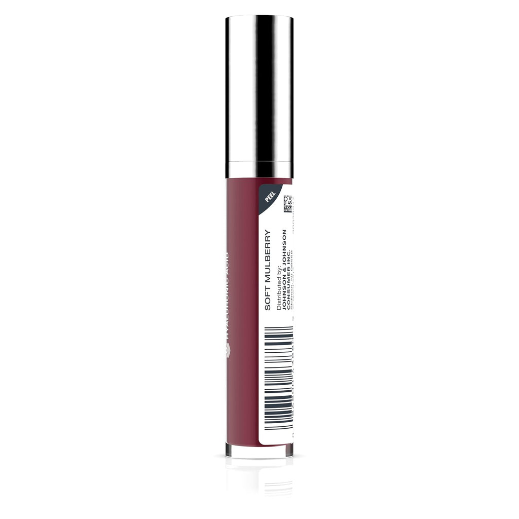 Neutrogena Hydro Boost Moisturizing Lip Gloss, Hydrating Non-Stick And Non-Drying Luminous Tinted Lip Shine With Hyaluronic Acid To Soften And Condition Lips, 100 Soft Mulberry, 0.10 Oz