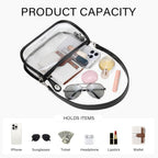 Cluci Clear Purse Crossbody Bags For Women Clear Crossbody Bag Clear Shoulder Bag For Concerts Sports Events Festivals