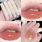 Baorder 4 Pcs Hydrating Jelly Lip Gloss,Long Lasting Waterproof Non-Stick Cup Lip Glaze Set,Moisturizing Tinted Lip Balm,Mirror Liquid Lipsticks Brighten Plumping Lipstick