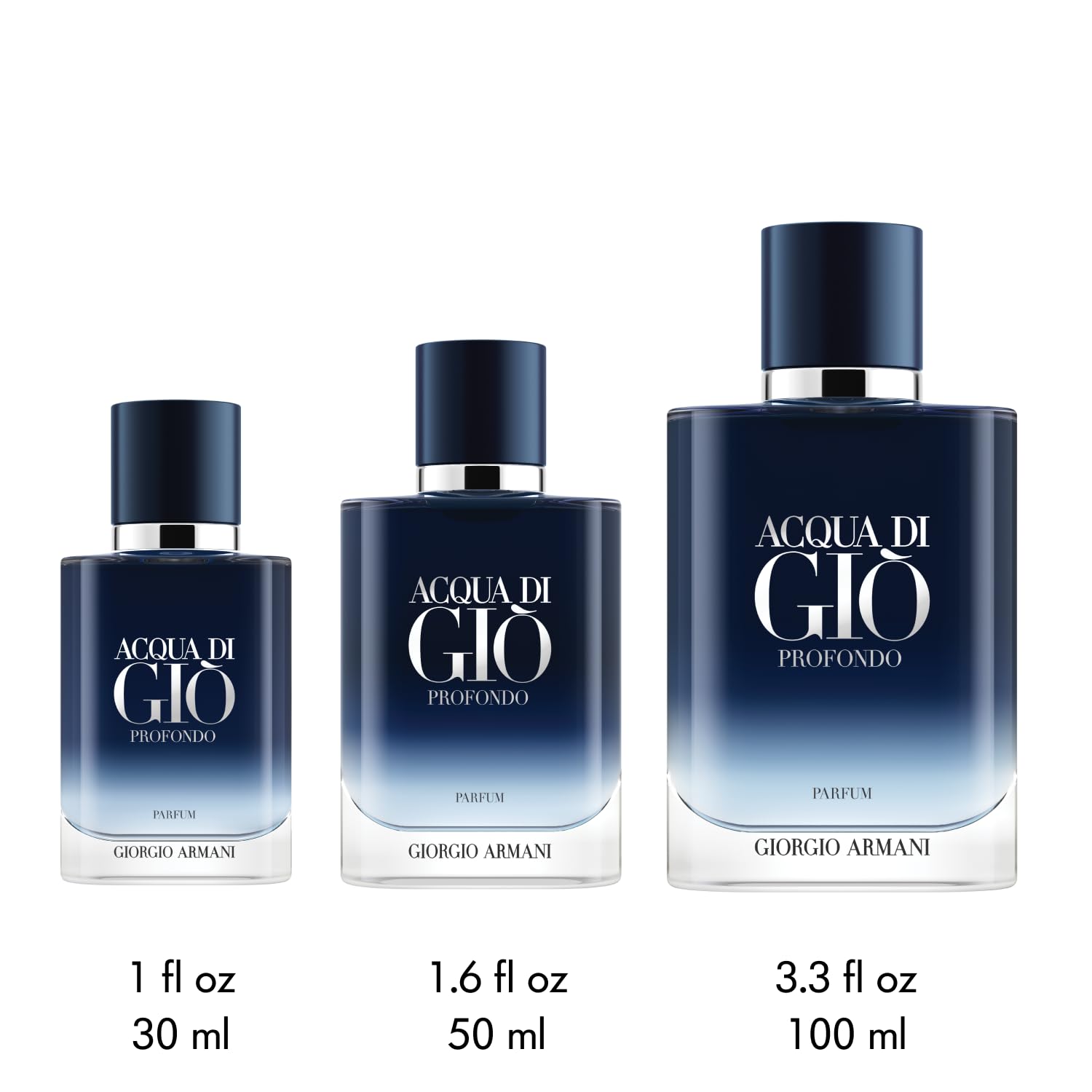 Armani Beauty – Acqua Di Giò Profondo – Parfum – Cologne For Men – Fougère Aromatic & Ambery Men’S Fragrance – Bergamot, Everlasting Essence, Cistus & Patchouli Notes