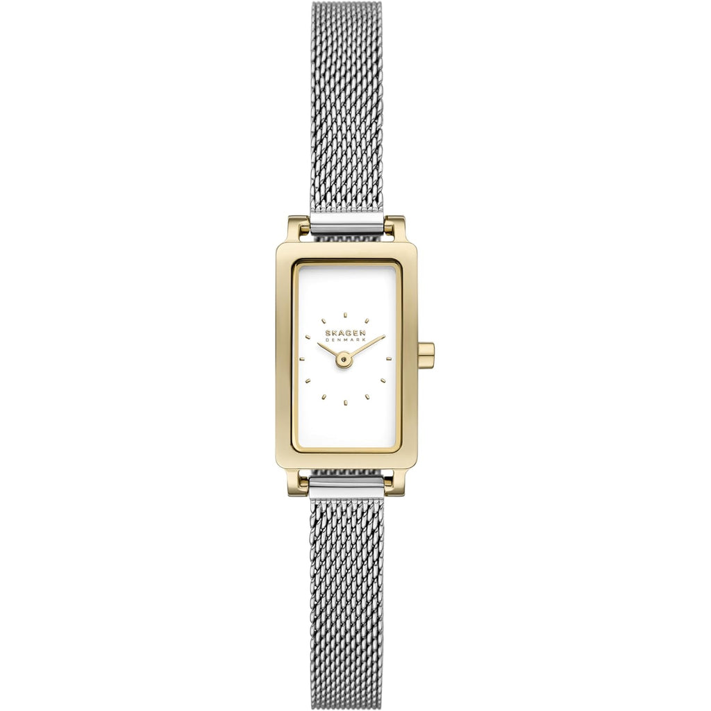 Skagen Hagen Lille Rectangular Stainless Steel Watch For Women