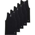 Puma Men'S 5 Pack Cotton Rib Tank Top