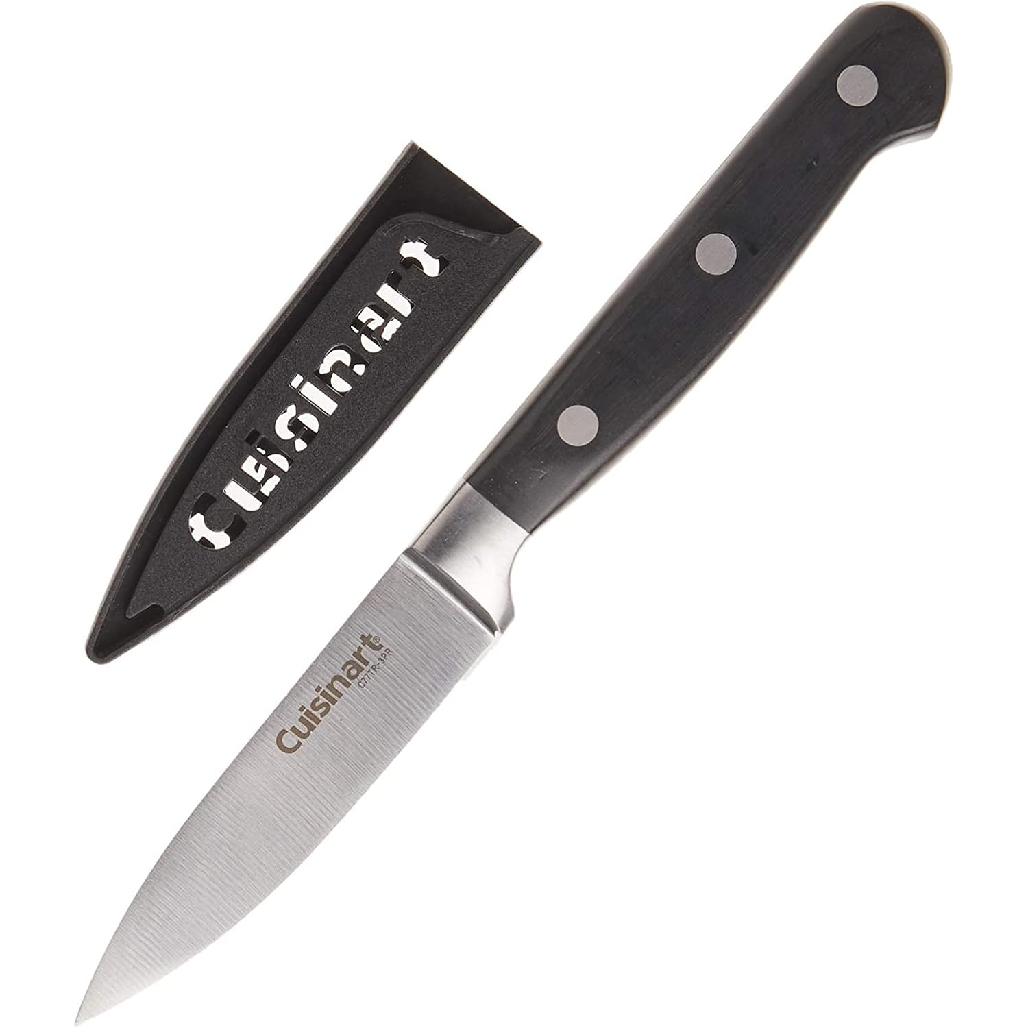 Cuisinart C77Tr-3Pr Triple Rivet Collection 3.5" Paring Knife, Black