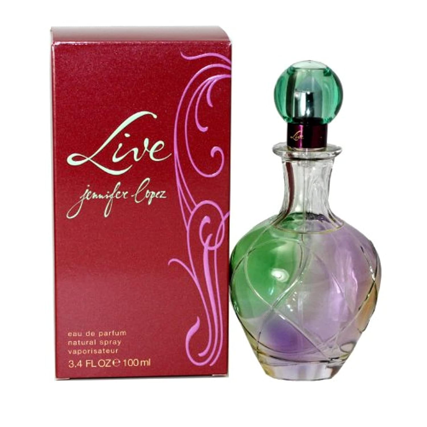 Live by Jennifer Lopez Eau De Parfum Spray for Women, 3.4 Ounce
