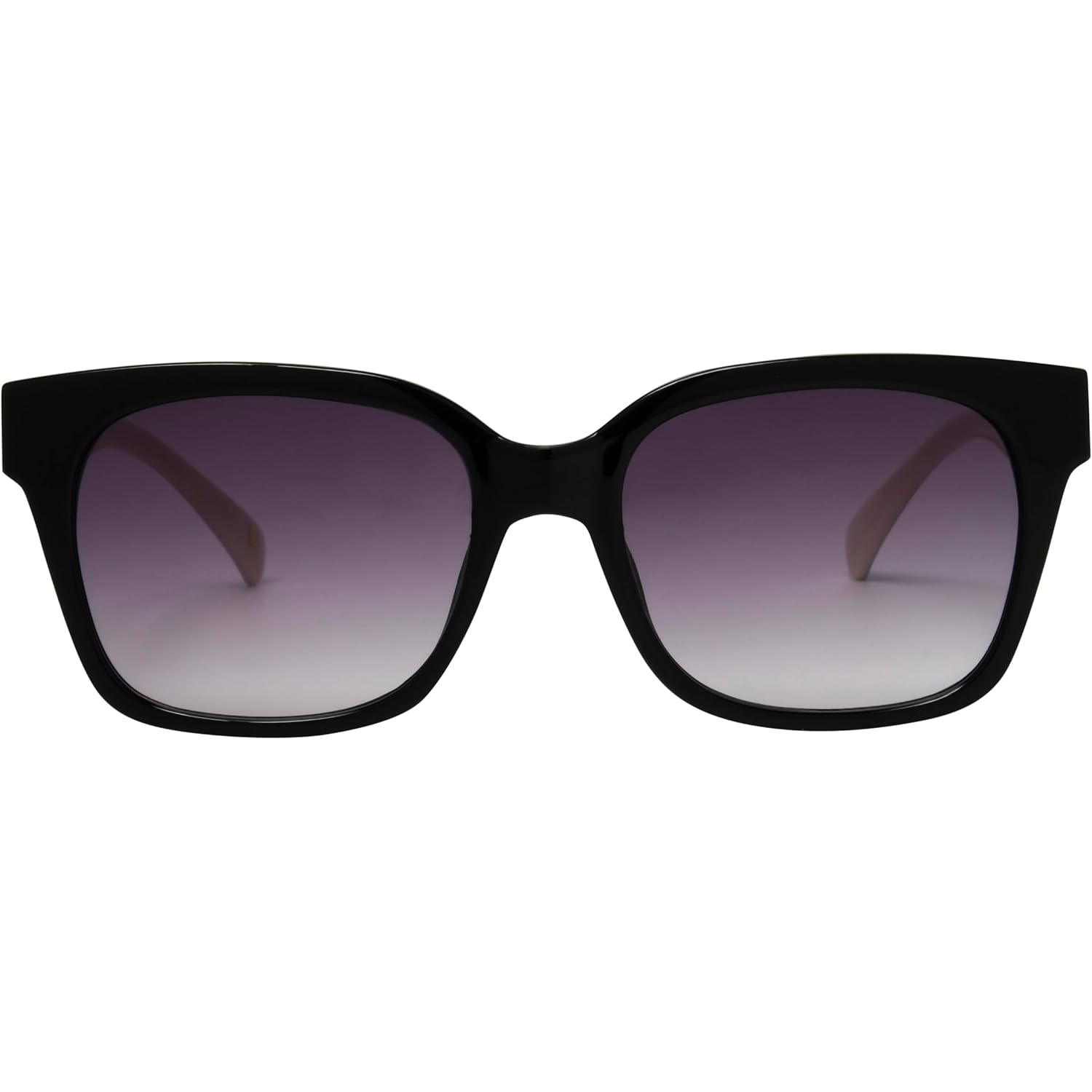 Nine West Women's Katia Sunglasses Square, Black, 55mm Black