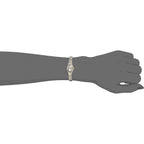 Armitron Women's Oval Faceted Crystal Bracelet Watch