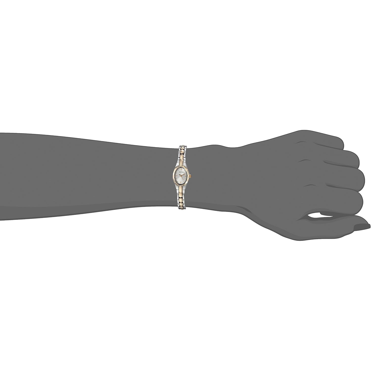 Armitron Women's Oval Faceted Crystal Bracelet Watch