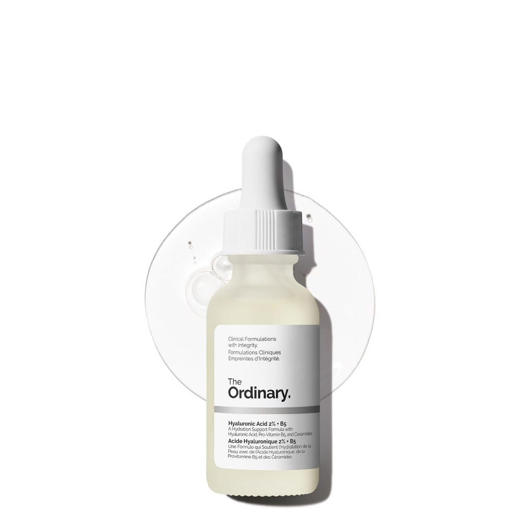 The Ordinary Hyaluronic Acid 2% + B5 (With Ceramides), Multi-Depth Hydration Serum For Plumper, Smoother Skin