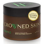 Crowned Skin Empire Body Butter Cologne For Men | Smoky Citrus Musk | As Seen On Shark Tank | Scented With Lemon & Lavender | Infused With Natural Shea & Mango Butters | All-Day Fragrance | 4.4Oz