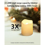 Shymery Flameless Votive Candles,Flameless Flickering Electric Fake Candle,24 Pack 200+Hour Battery Operated Led Tea Lights In Warm White For Wedding, Table, Halloween,Christmas Decorations 1.5"X1.7"