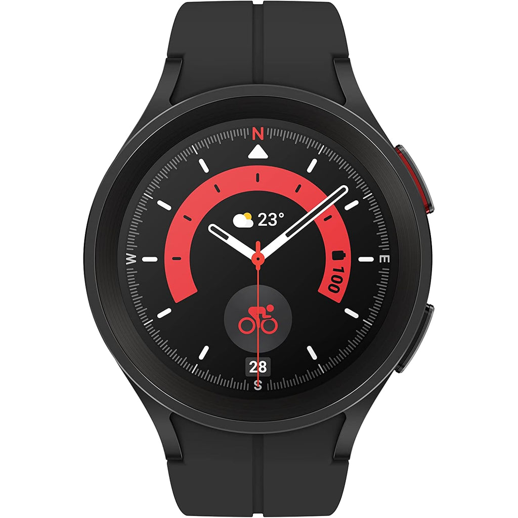 Samsung Galaxy Watch 5 Pro 45Mm Bluetooth Smartwatch W/Body, Health, Fitness And Sleep Tracker, Black (Renewed)
