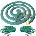 W4W Mosquito Repellent Coils - Outdoor Use Reaches Up To 10 Feet - Each Burns For 5-7 Hours (Three Pack Contains 12 Coils & 6 Stands)