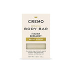 Cremo Exfoliating Body Bar For Men, Italian Bergamot Scent, Multi-Layered Fragrance That Buffs, Cleanses And Hydrates Skin, 5Oz