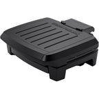 George Foreman® Fully Submersible™ Grill, New Dishwasher Safe, Wash The Entire Grill, Easy-To-Clean Nonstick, Black/Grey