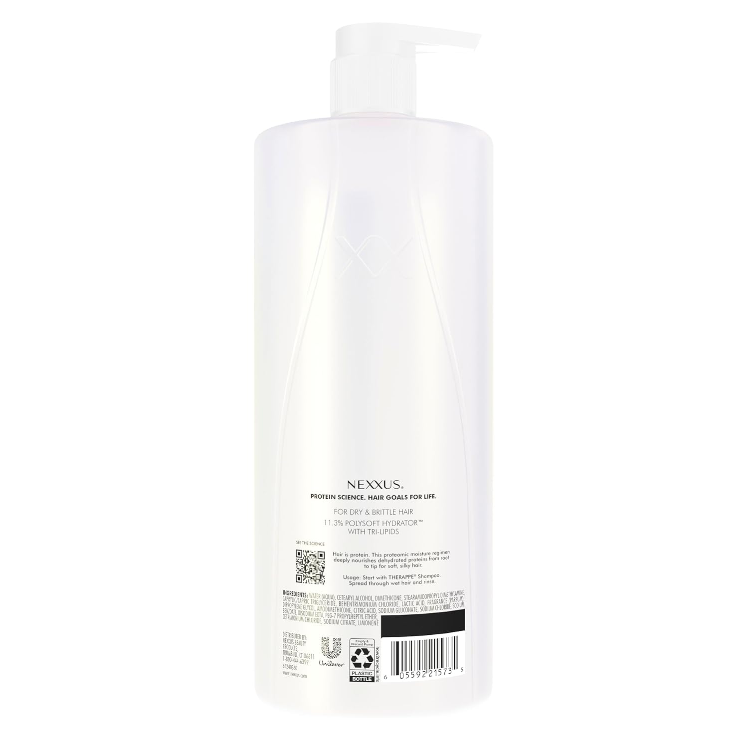 Nexxus Humectress Conditioner For Ultimate Moisture For Dry Hair Powered By Polysoft Hydrator Technology With Tri-Lipids 33.8 Oz