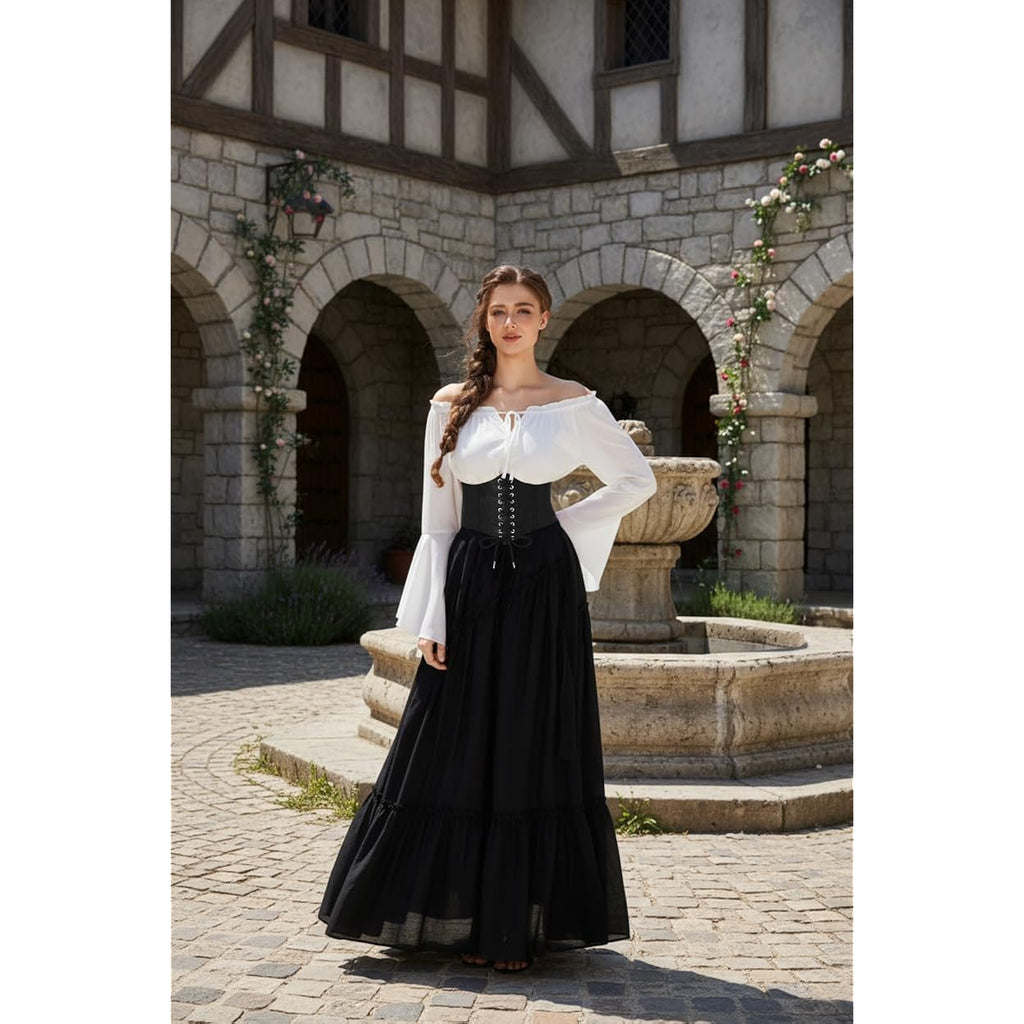 GRACE KARIN Lace-up Cinch Belt Tied Corset Elastic Waist Belt