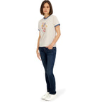 Spyder Women's Floral Chase The Sun Graphic Short Sleeve Tee T-Shirt Peach Blush