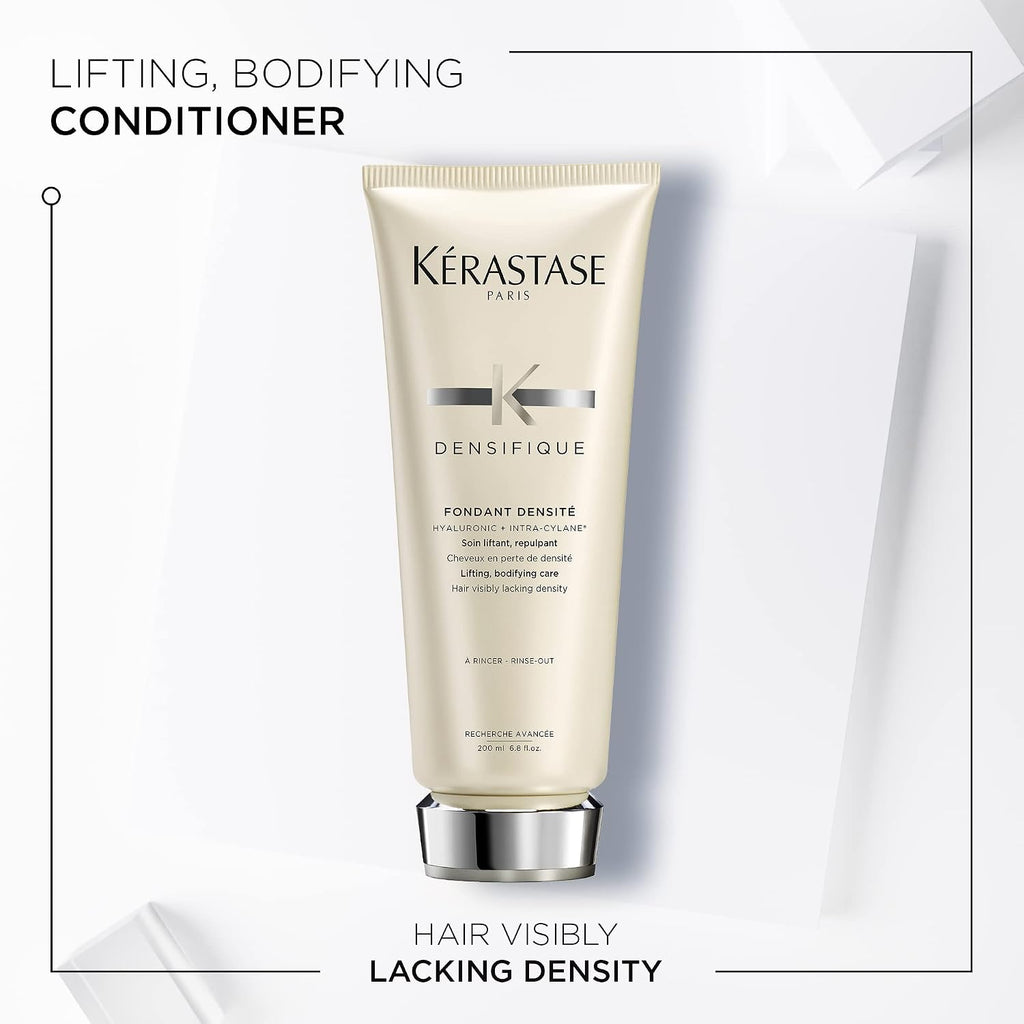 Kerastase Densifique Densité Conditioner | Thickening, Strengthening & Hydrating Conditioner | For Thicker & Fuller Looking Hair | With Hyaluronic Acid | For Fine, Thin & Thinning Hair | 6.8 Fl Oz