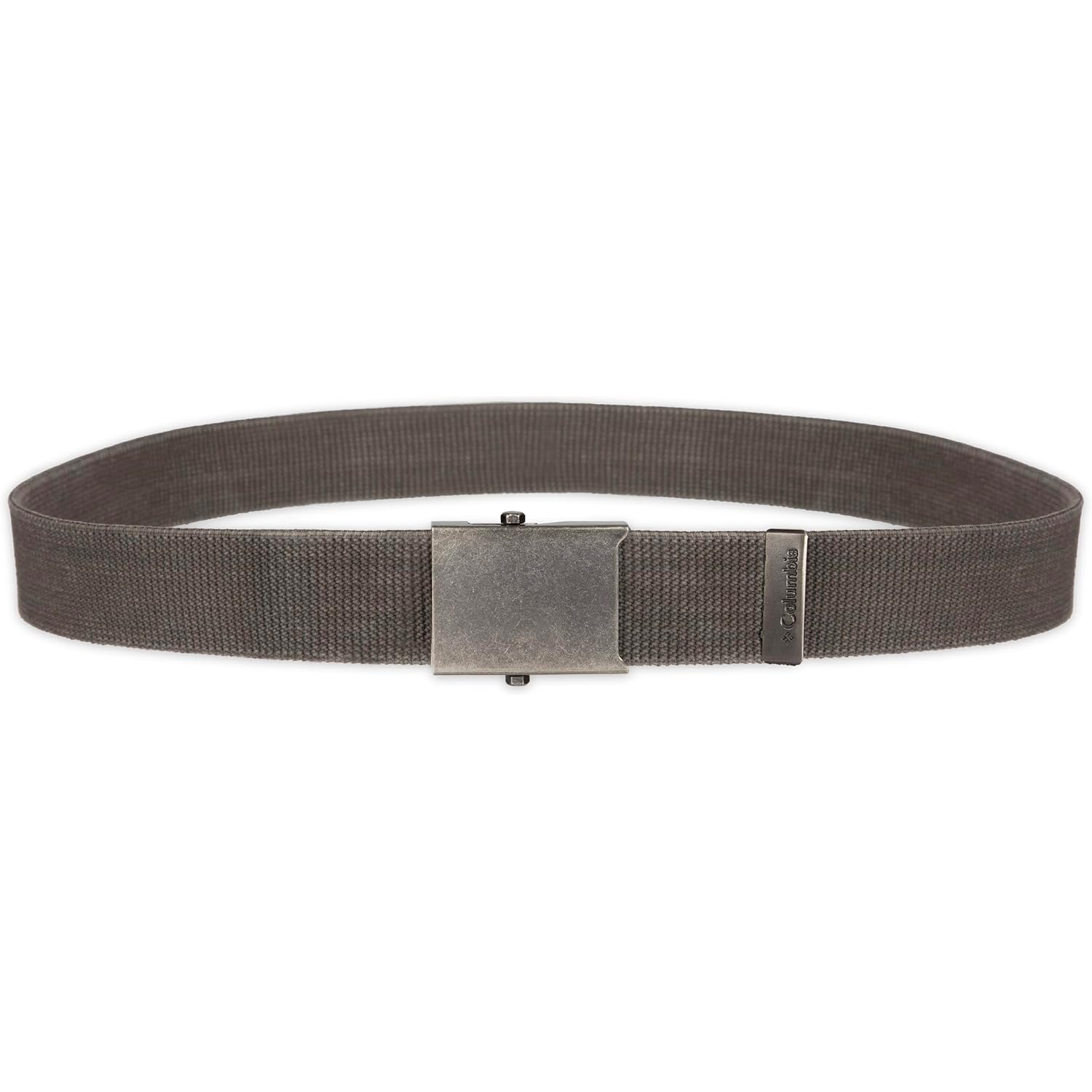 Columbia Men'S Military Plaque Buckle Fabric Belt- One Size 42" Length - Everyday And Outdoor Wear