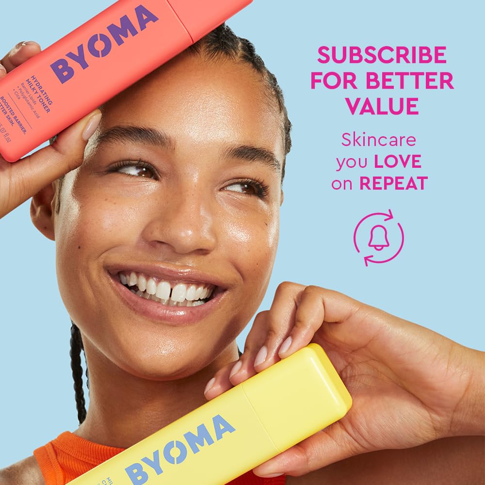 BYOMA Hydrating Serum - Moisturizing Facial Serum with Squalane, Glycerin & Ceramides - Hydrating for Glowing, Dewy Skin - 1.01 fl. oz