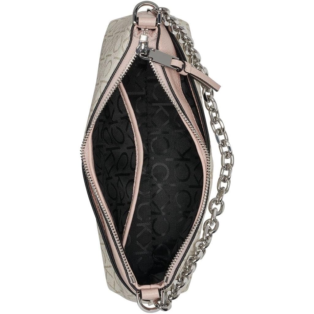 Calvin Klein Women's Zoe Top Zip Chain Crossbody