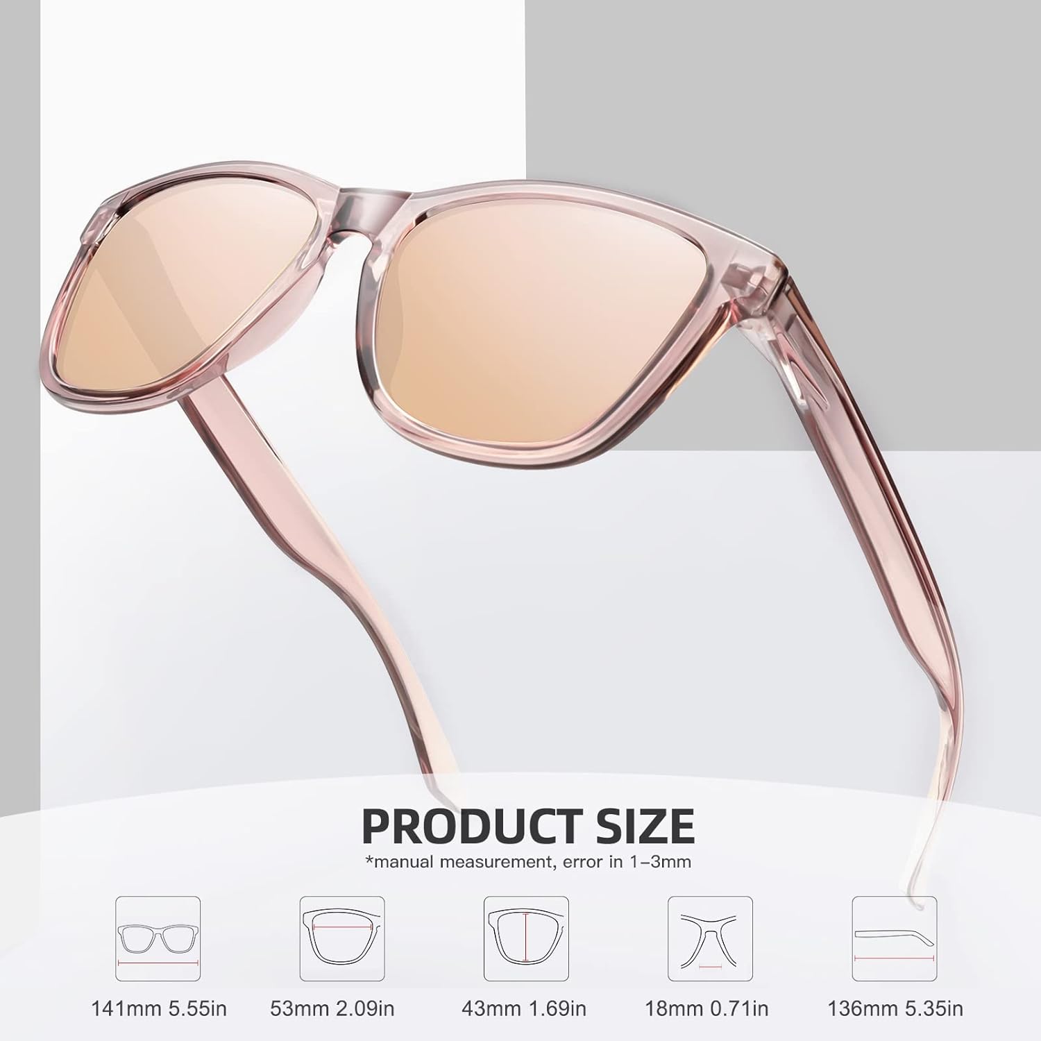MEETSUN Polarized Sunglasses for Women Men Classic Retro Trendy Designer Style